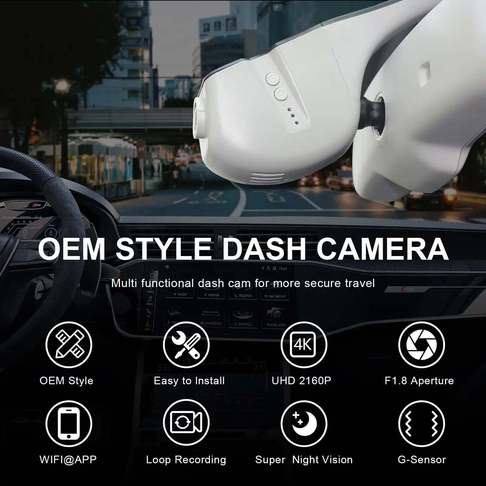OEM styles dash camera multiple Features