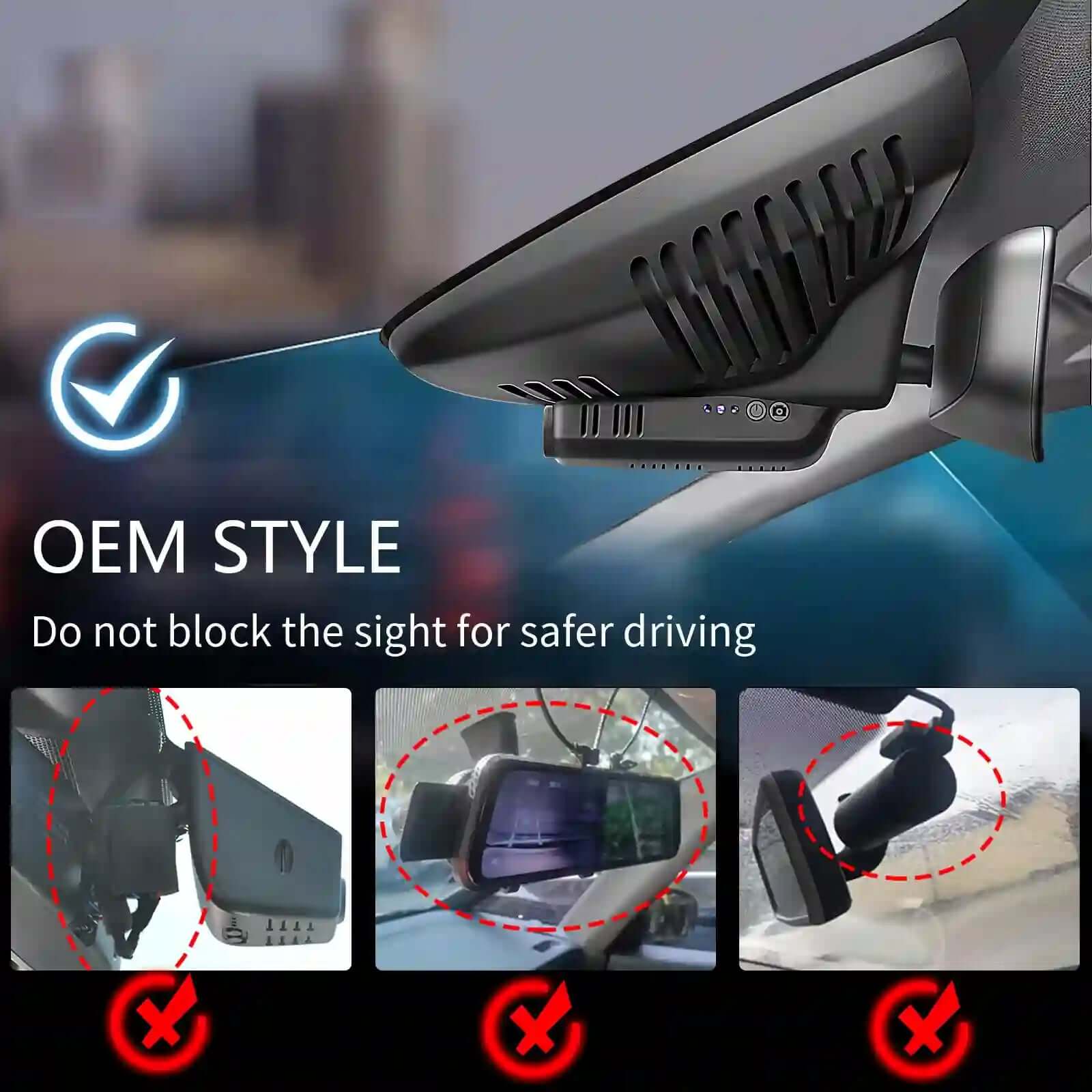 volvo xc-60 OEM look dash cam