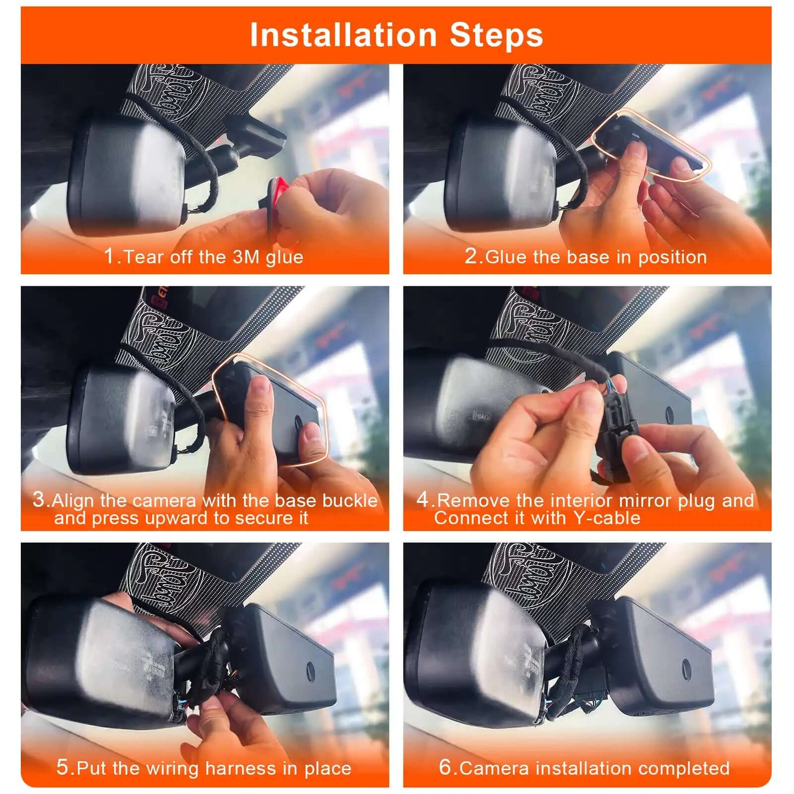 Ford F150/F250/F350 dash cam installation steps