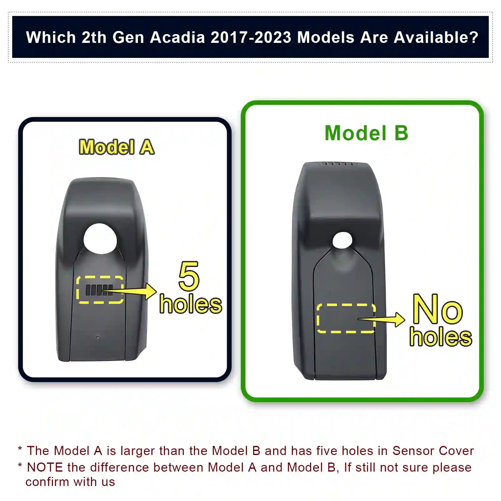 Acadia model A 2nd gen 2017-2023 dash camera