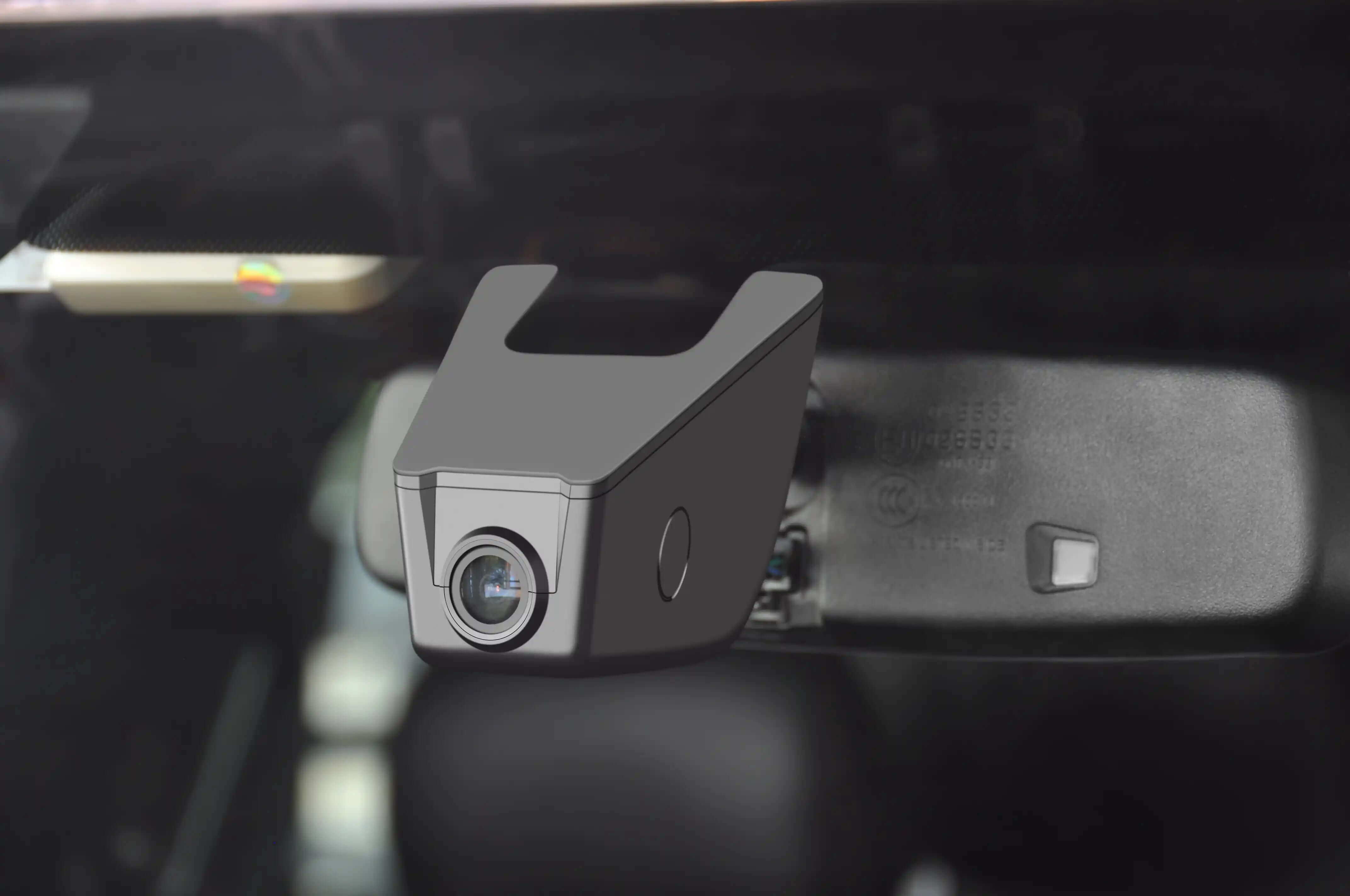 Ford F-series dash cam view