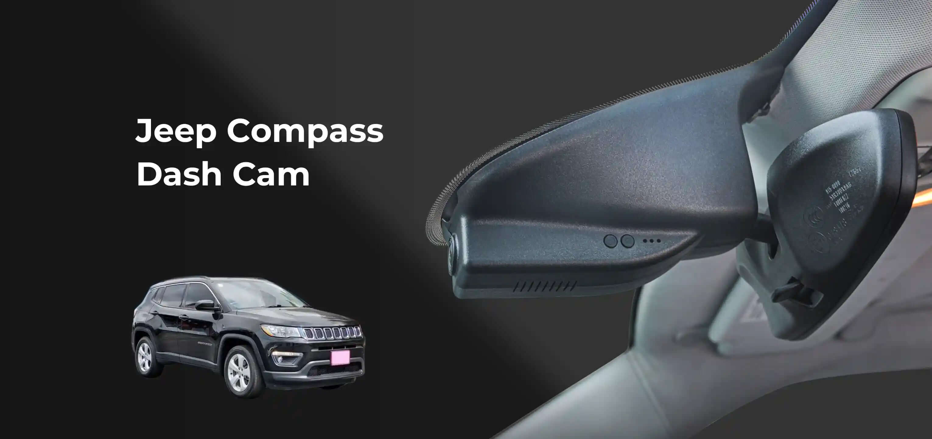 Jeep Compass dash camera banner