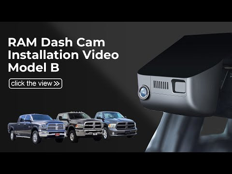RAM dash camera installation tutorial