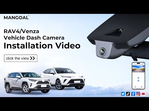 Toyota VENZA dash camera Installation