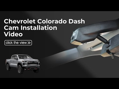 Chevy Colorado dash cam installatiion