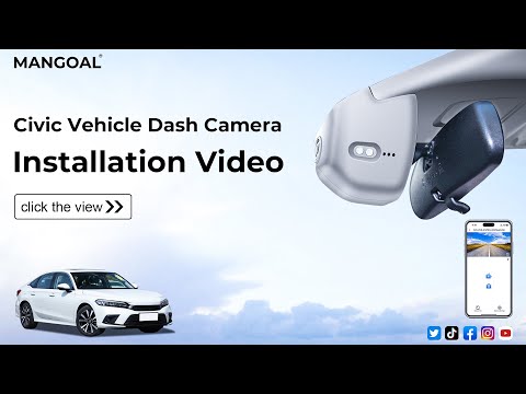 Honda Civic dash cam installation