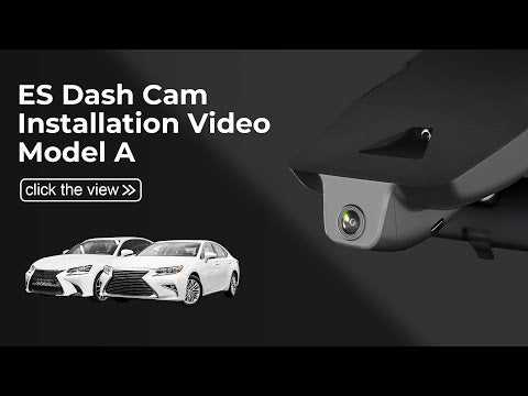 Lexux ES dash camera Installation