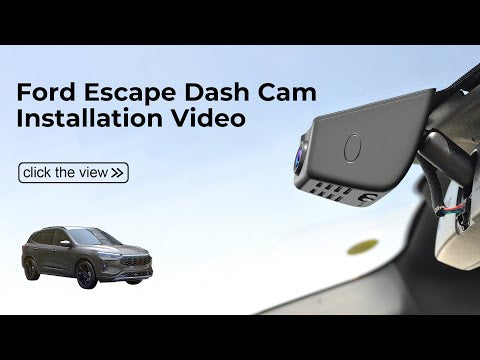 ford escape installation camera video