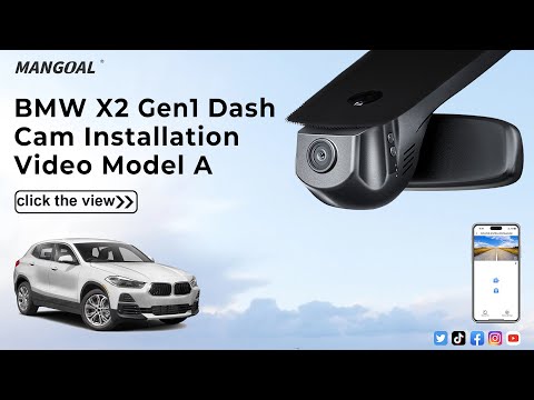BMW X2 Gen-1 Model-A dash camera Installation