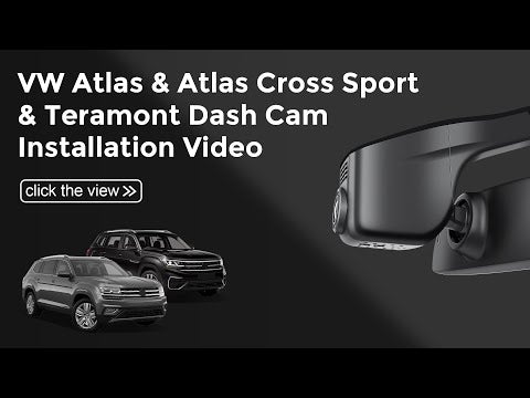 Atlas & Atlas Cross Sport & Teramont Model A dash camera Insatllatio