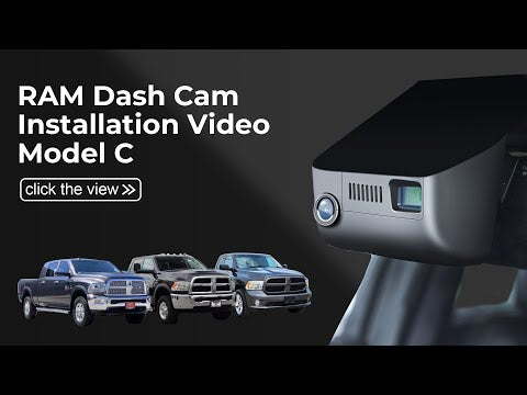 RAM dash camera installation