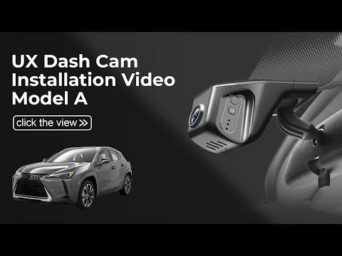 Lexus UX dash camera installtion model A