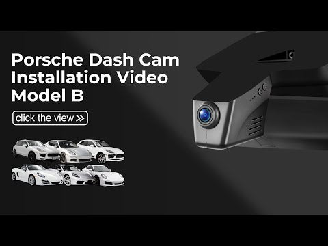 posche Mangoal tech dash camera installation model B