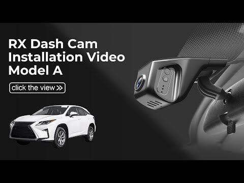Lexus RX dash camera installation video