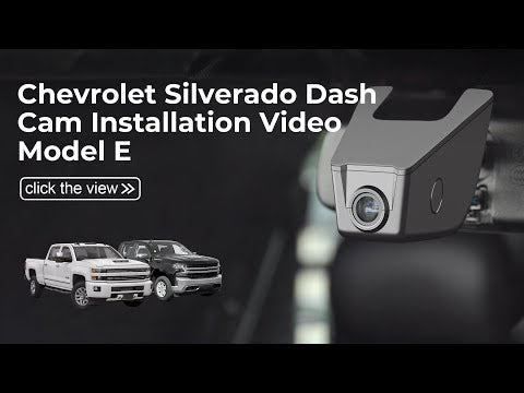 chevorlet silverado dash camera installation