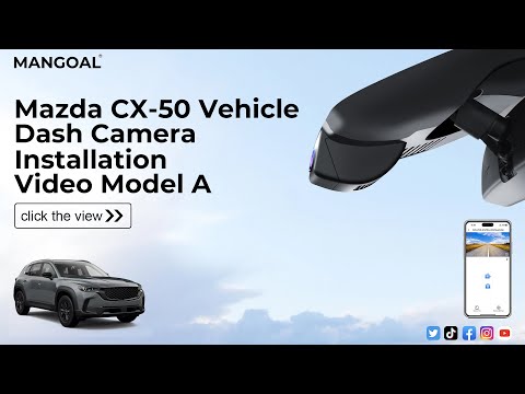 Mada CX-50 model-A dash camera installattiion