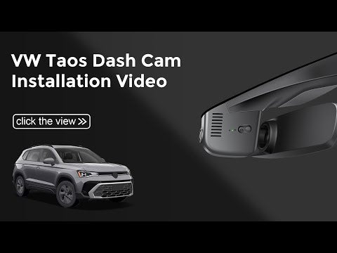 Volksgagen Taos Model B Dash Camera Installation