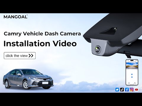 Camry dashcamera Installation Video guide