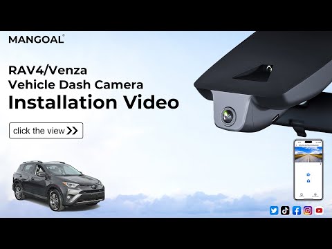 Toyota RAV4 dash camera Installation