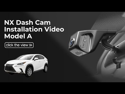 Lexus NX dash camera installation