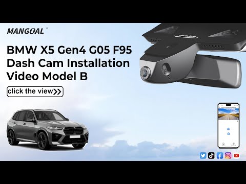 BMW x5 dash camera Installation
