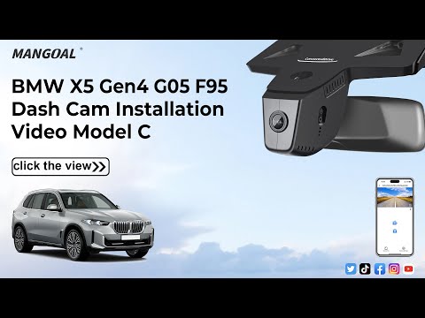BMW x5 Gen 4 G5 F05 Dash Camera Installation