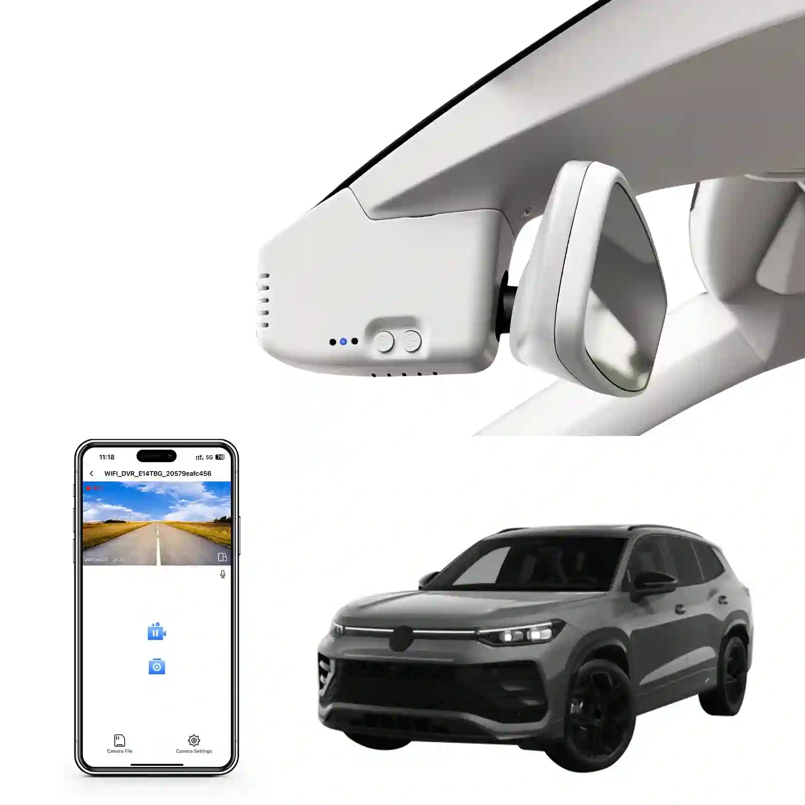 Volkswagen Tiguan Gray STARVIS 2 IMX678 4K IMX675 2K HDR