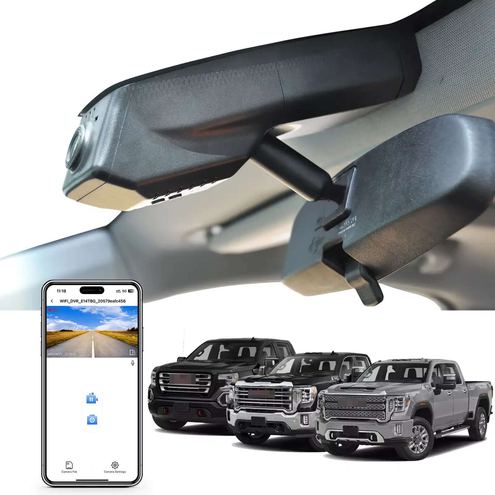 GMC Sierra dash cam 