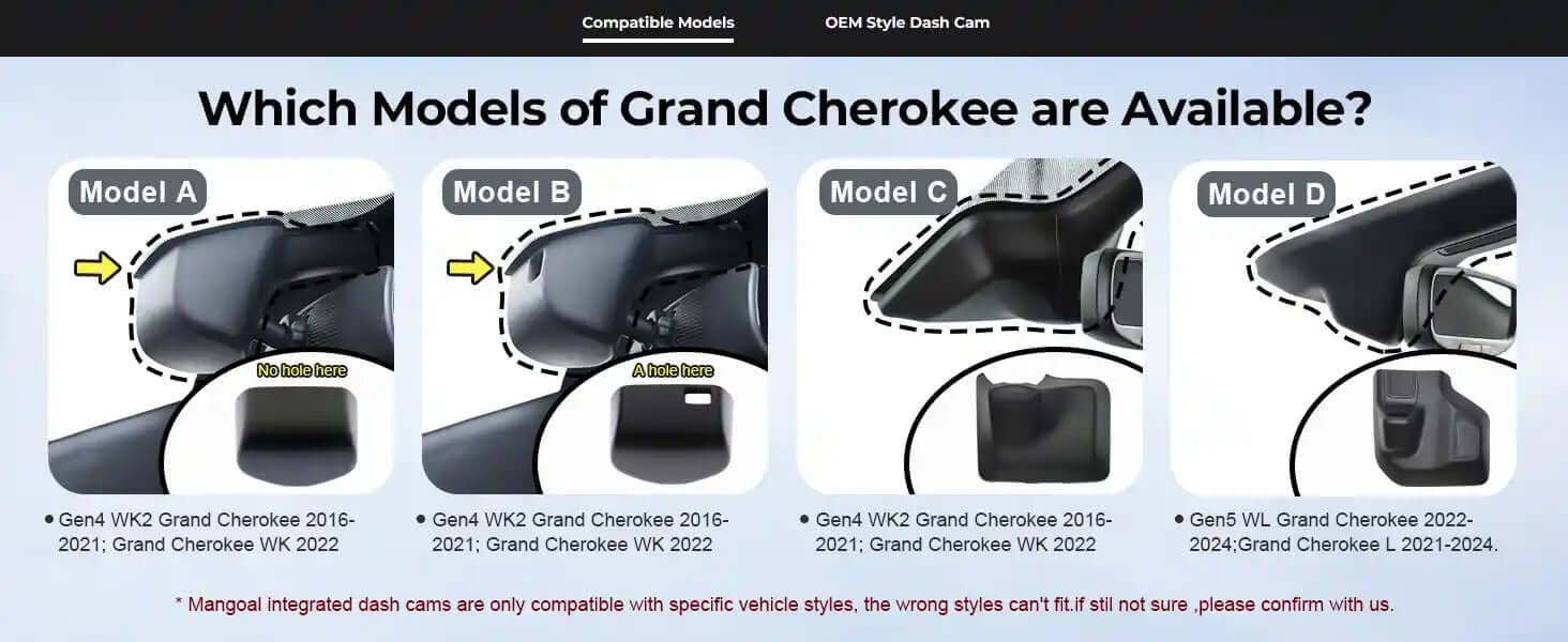 Grand cherokee dash camera loop recording 