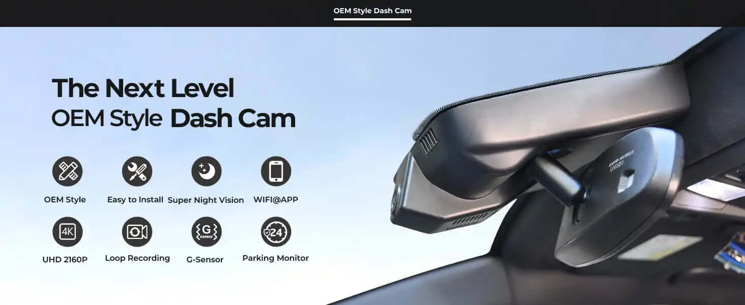 chevy malibu OEM style dash camera appearance 