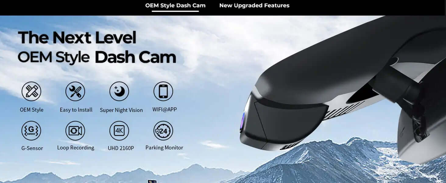 Mazda CX-5 mangoal OEM style dash camera appeareance 
