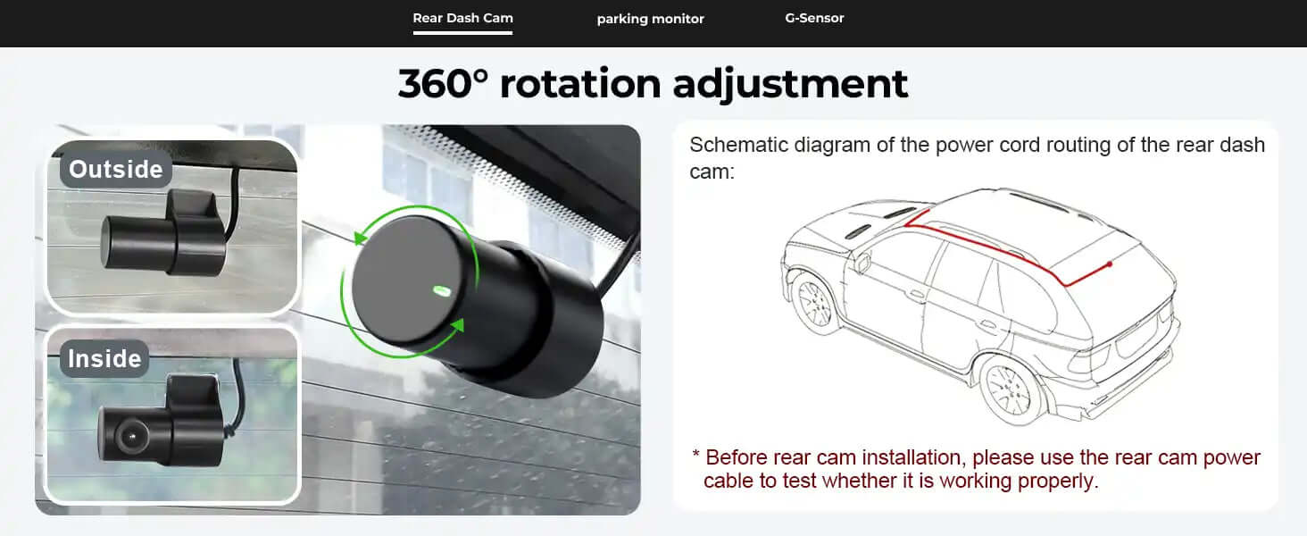 GMC Yukon 360 degree rear dash camera