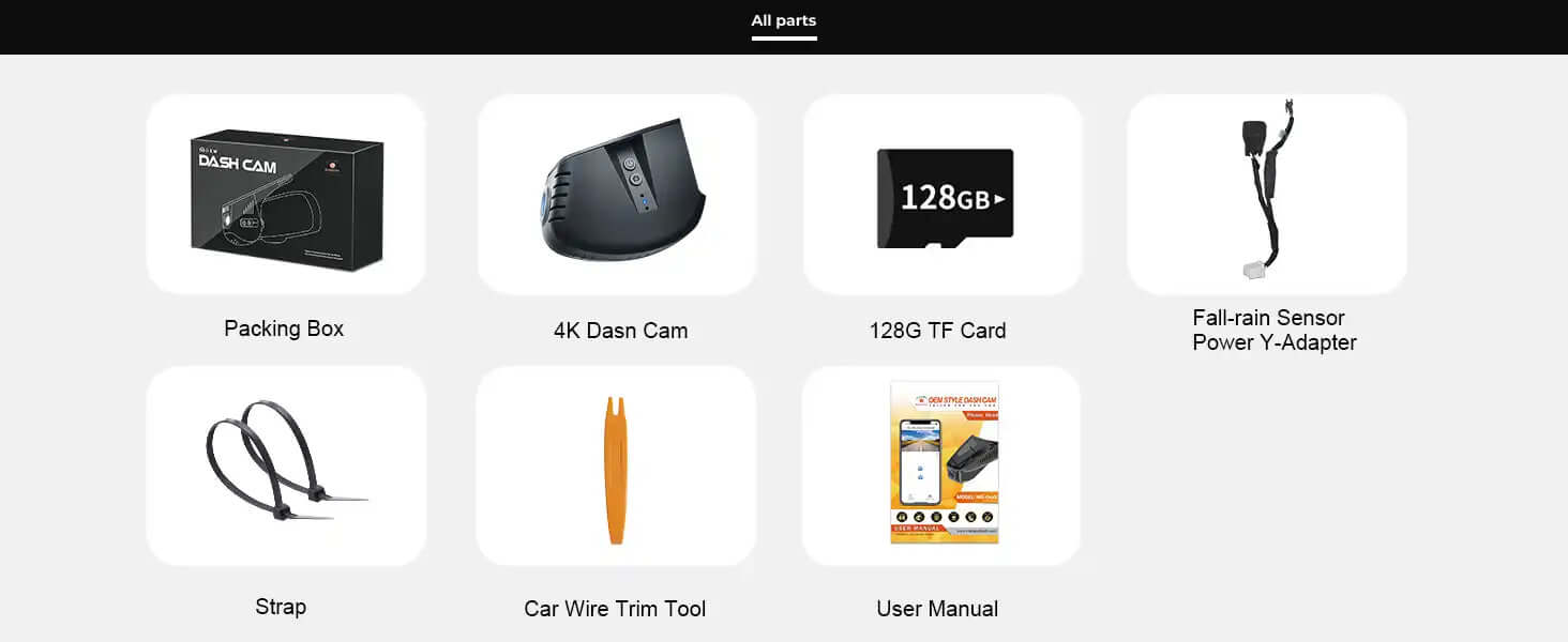 mangoal dash camera Accessories