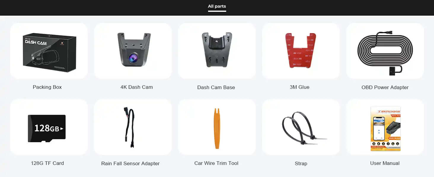 Ford Explorer dash camera accessories 