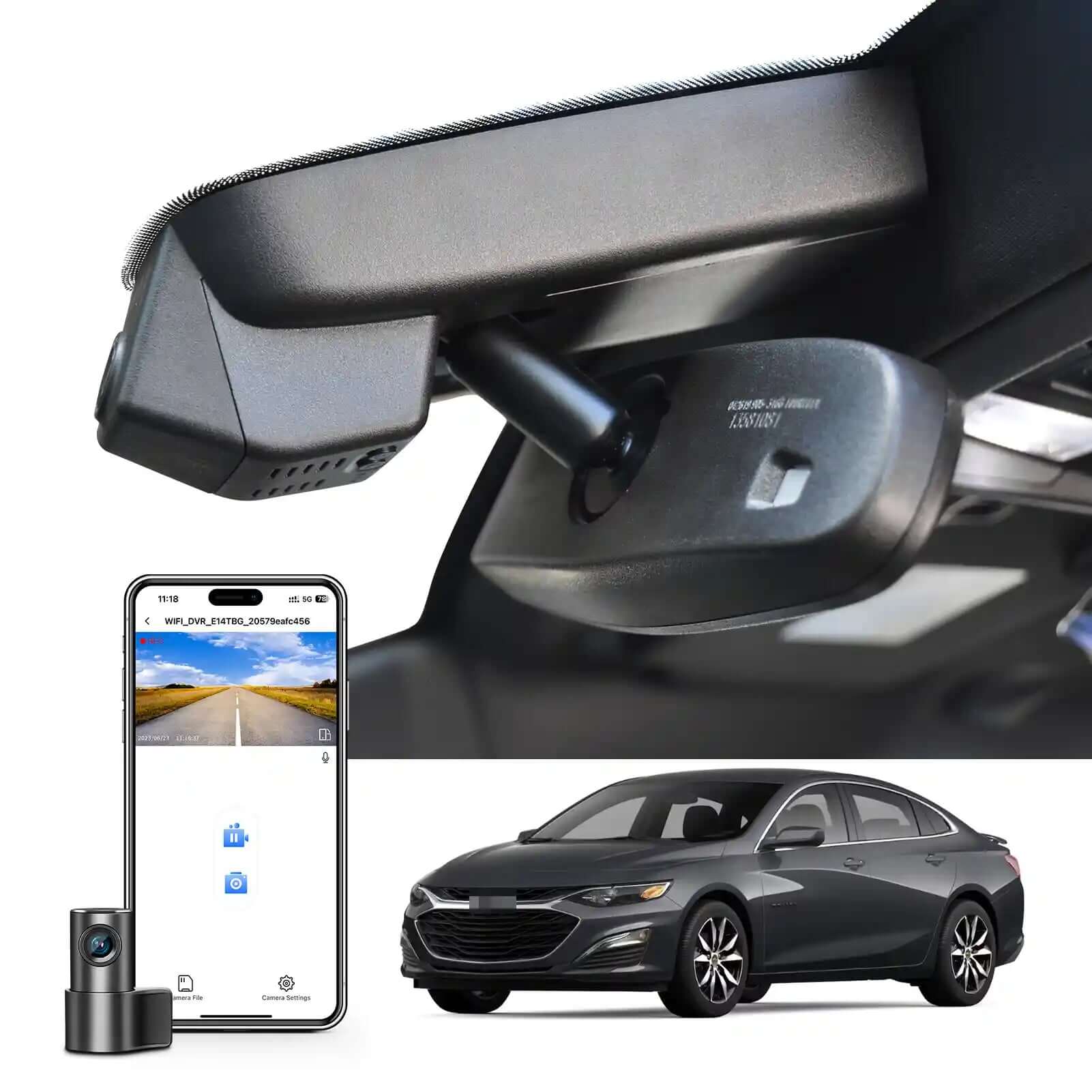 Chevy Malibu dash cam 