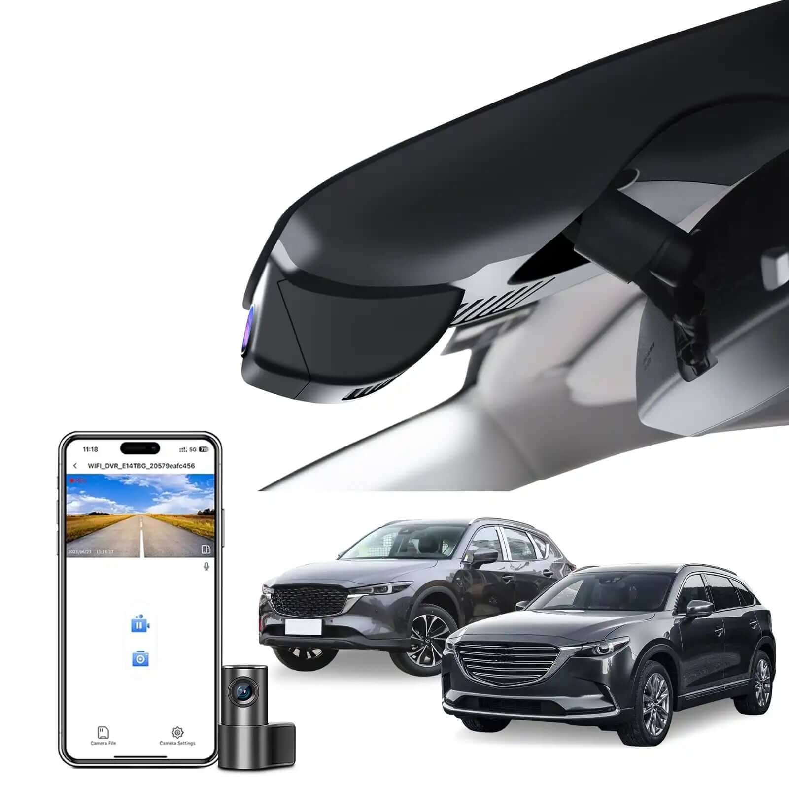 mazda cx-5 mangoal 4k dual dash camera 