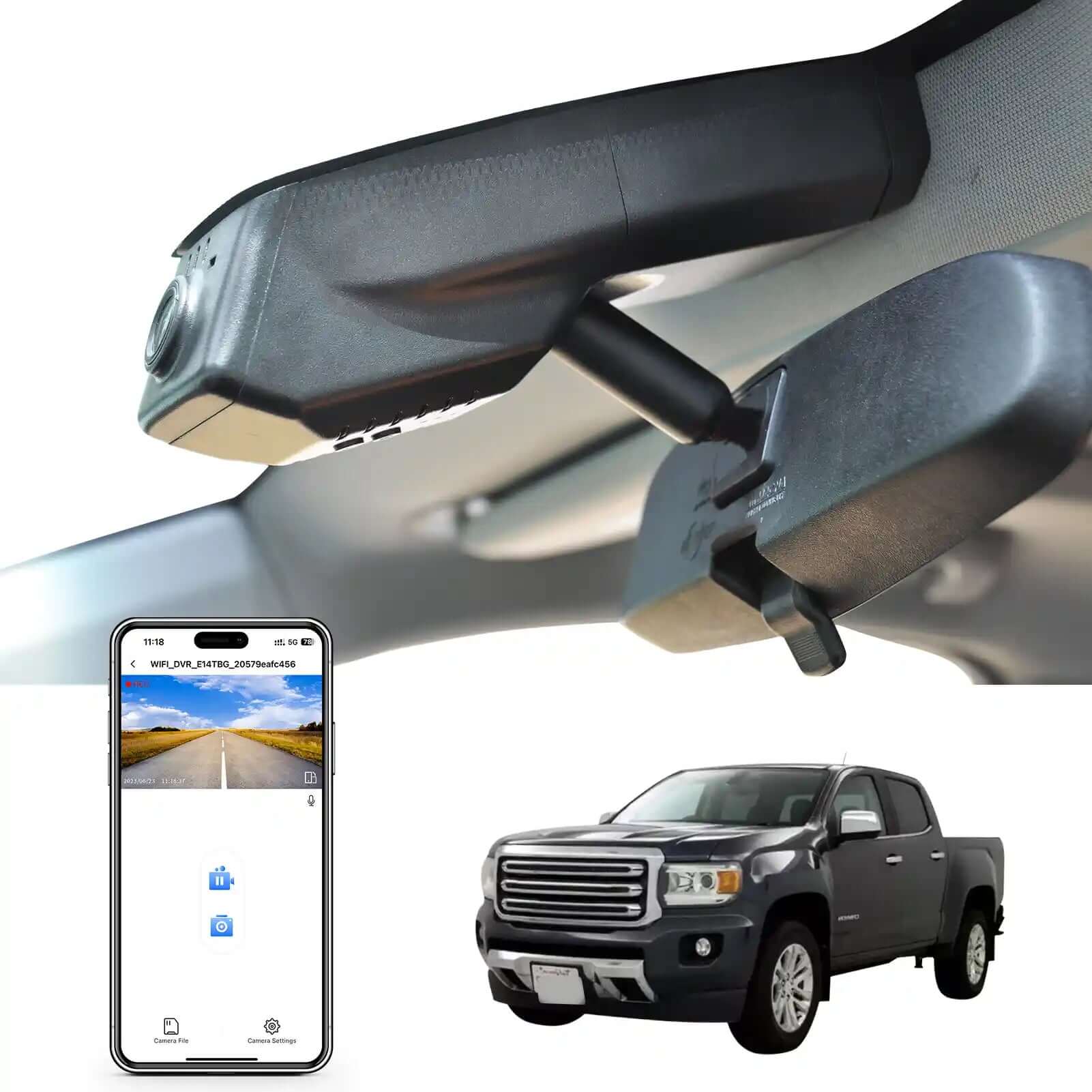 GMC Canyon dash cam