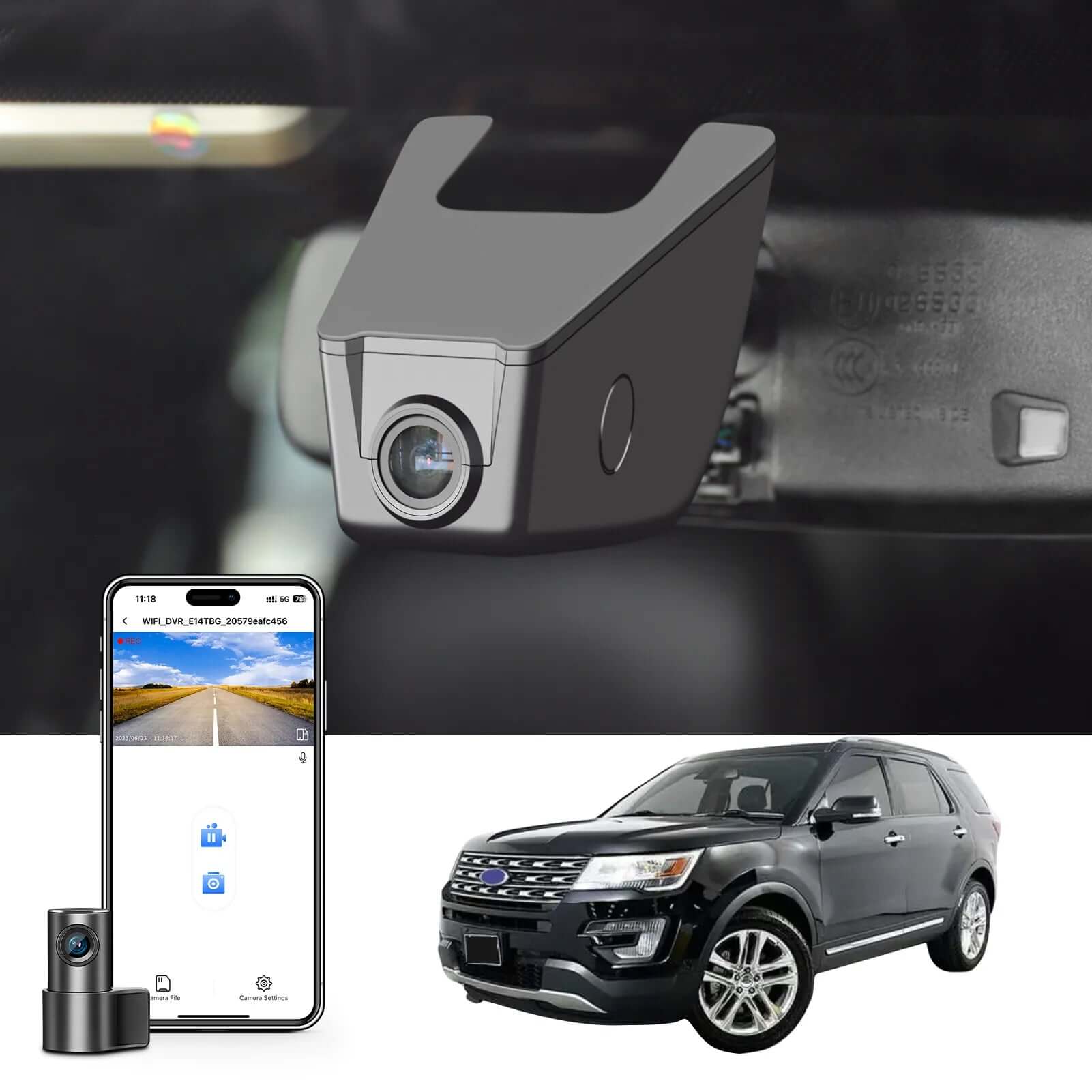 Ford Explorer dash cam 