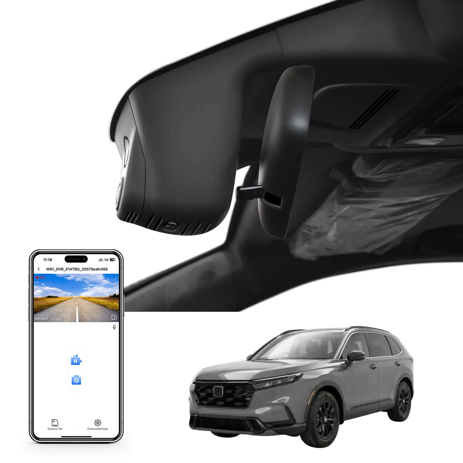 Honds CR-V front 4k dash cam 