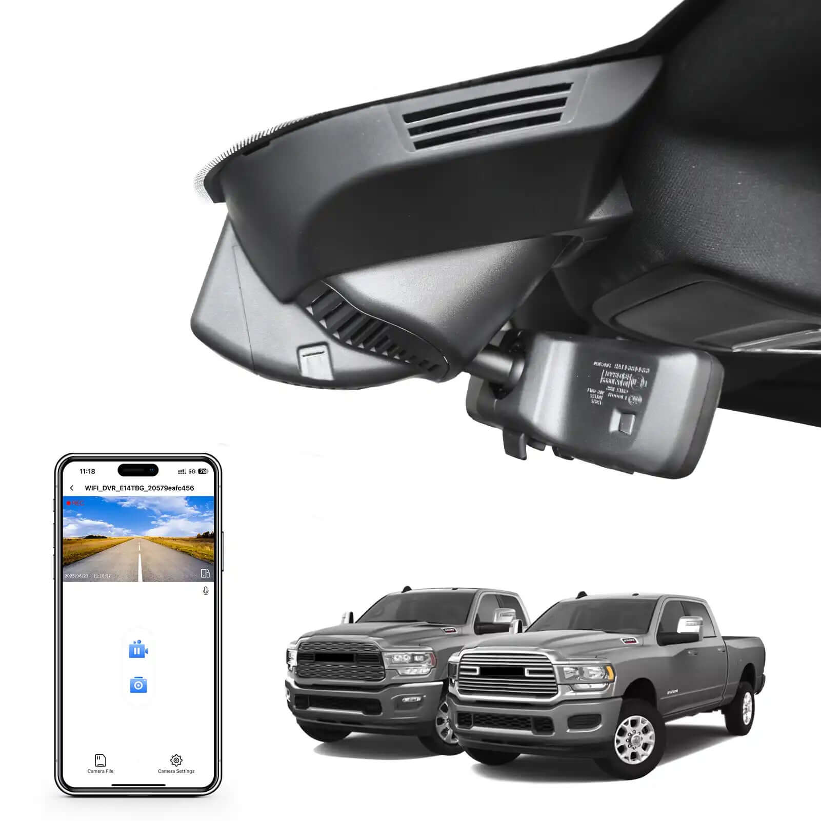 Ram truck mangoal dash camera 