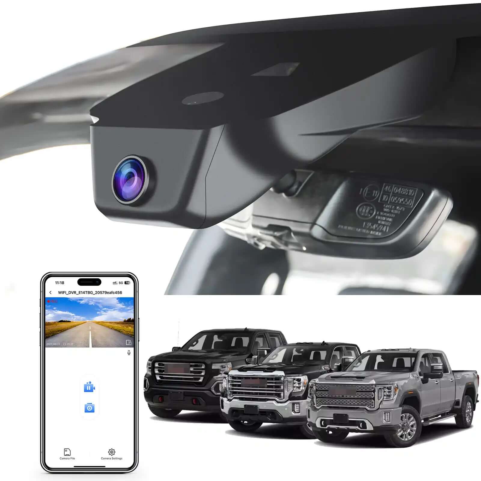 GMC Sierra dash cam 