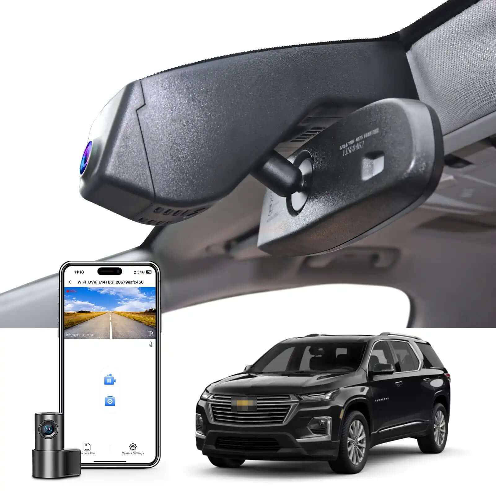 Chevy Traverse dash cam 