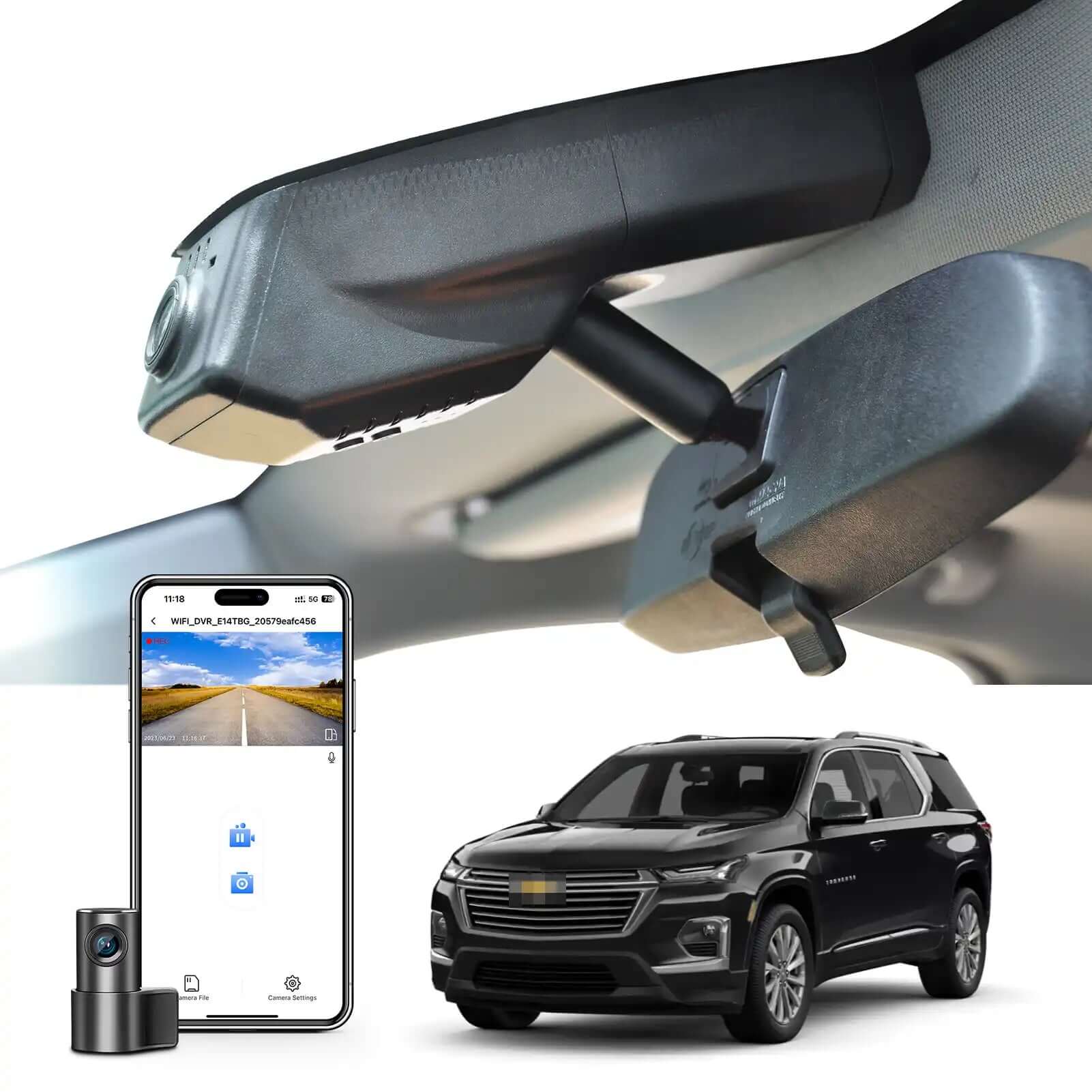 Chevy Traverse dash cam 