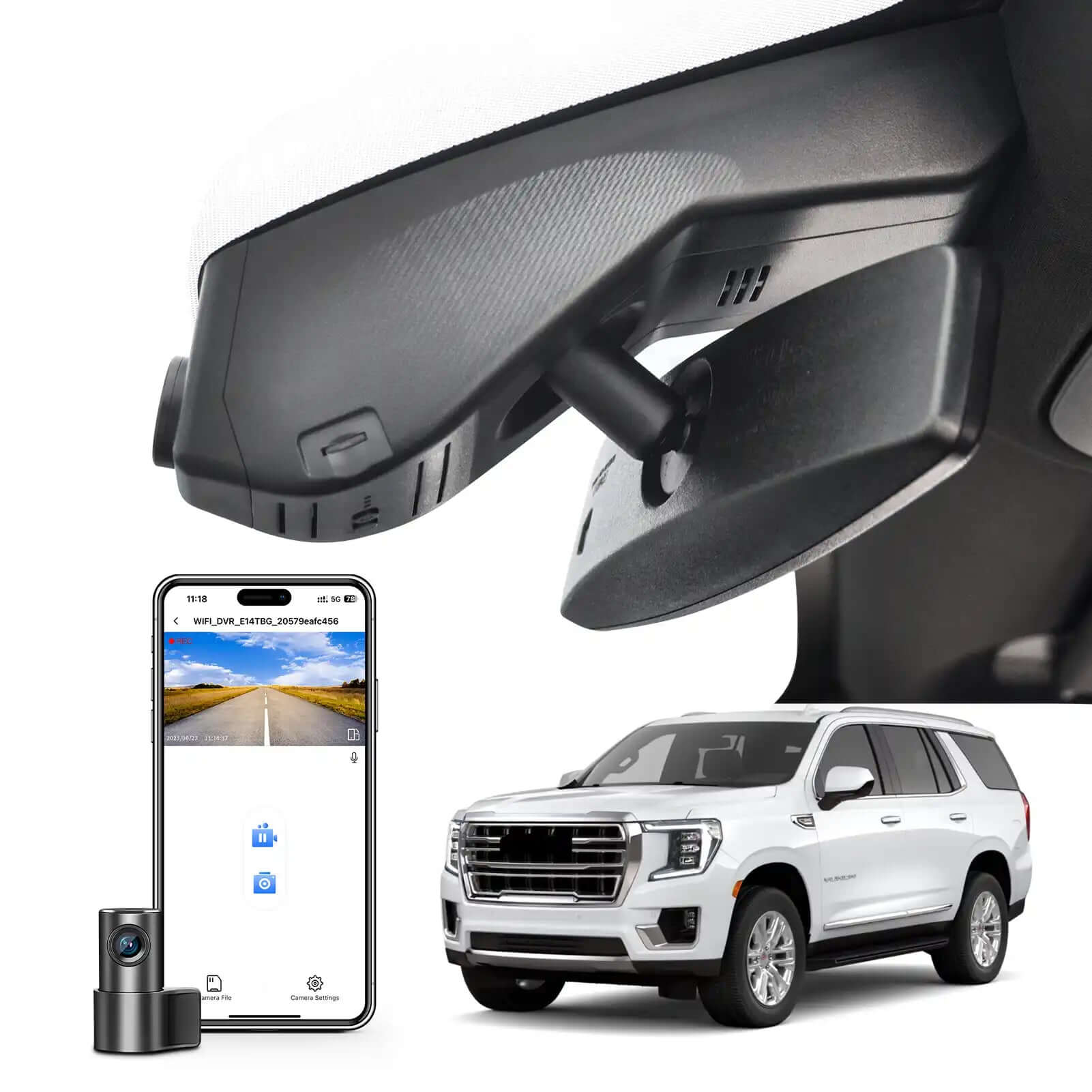 GMC 4th Gen Yukon dash cam
