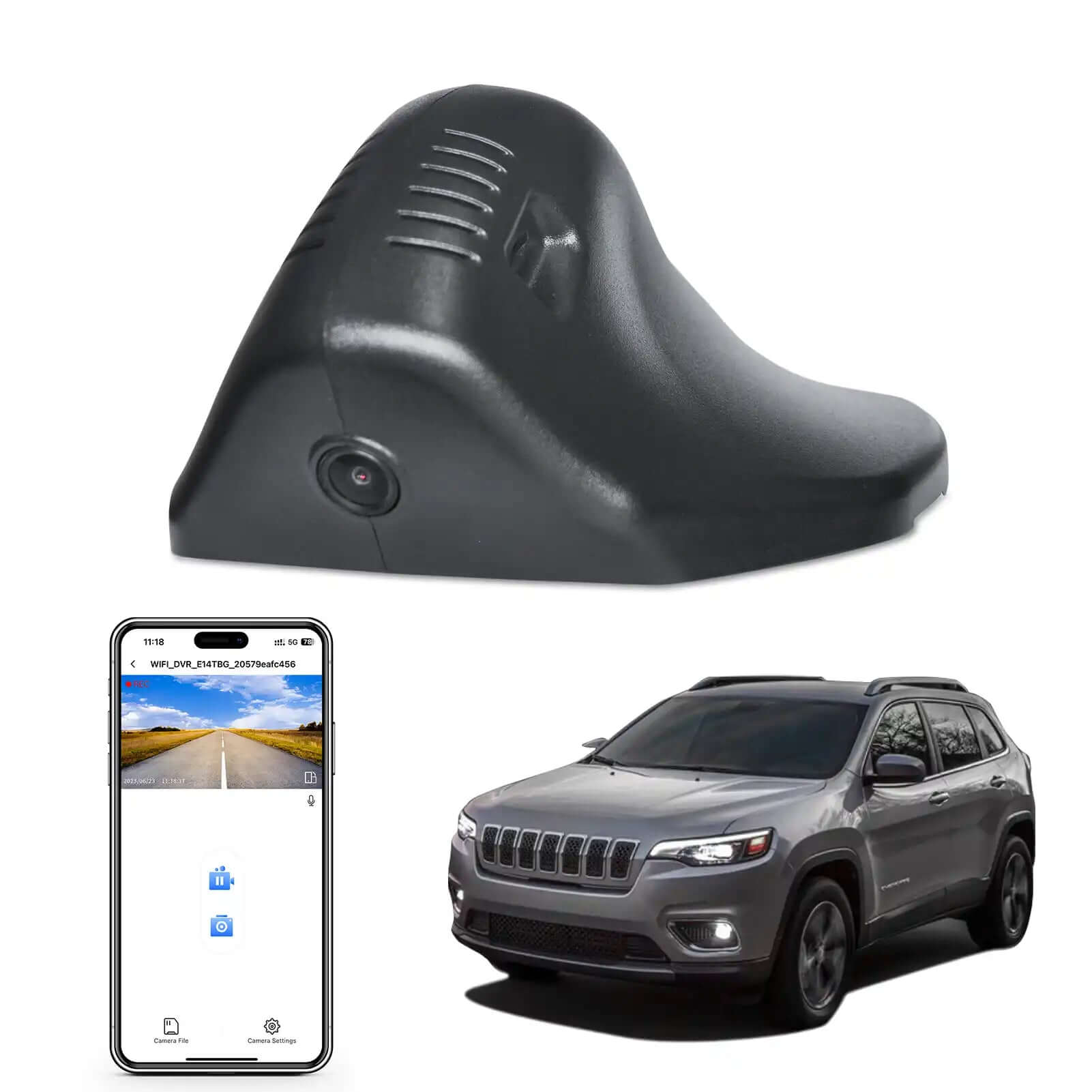 Jeep Gen Cherokee dash cam