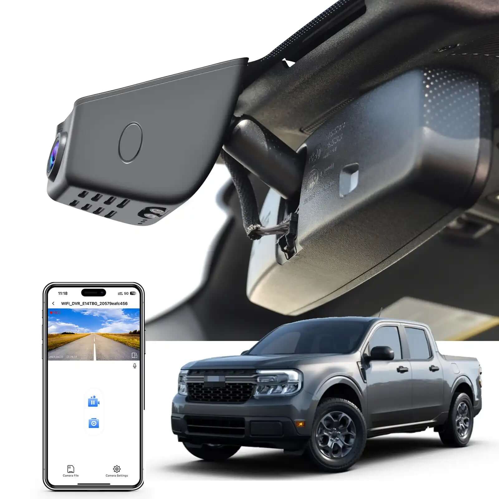Ford Maverick dash cam 
