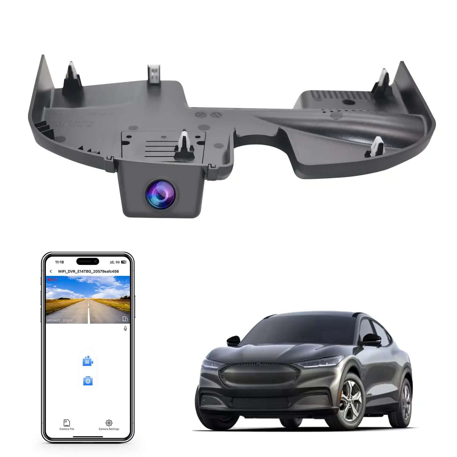 Ford Mustang mach-E dash cam