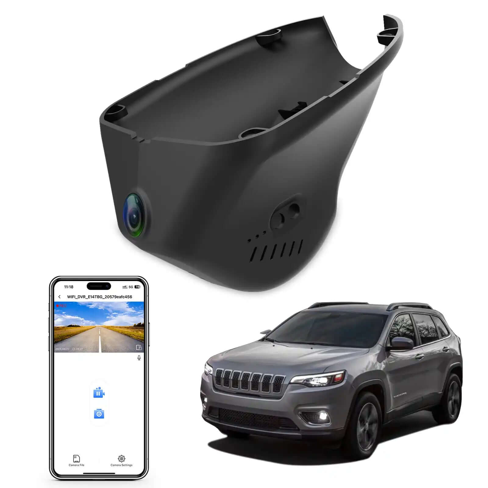 Jeep Gen Cherokee dash cam