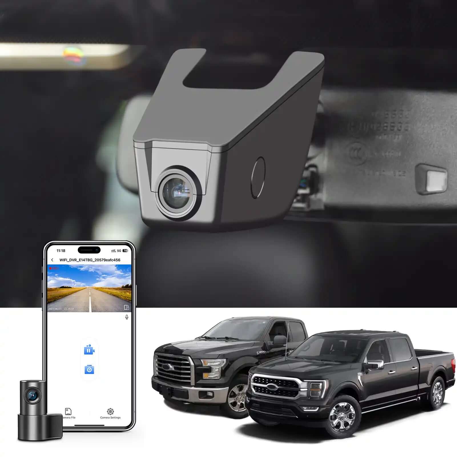 Ford F-series dash cam 