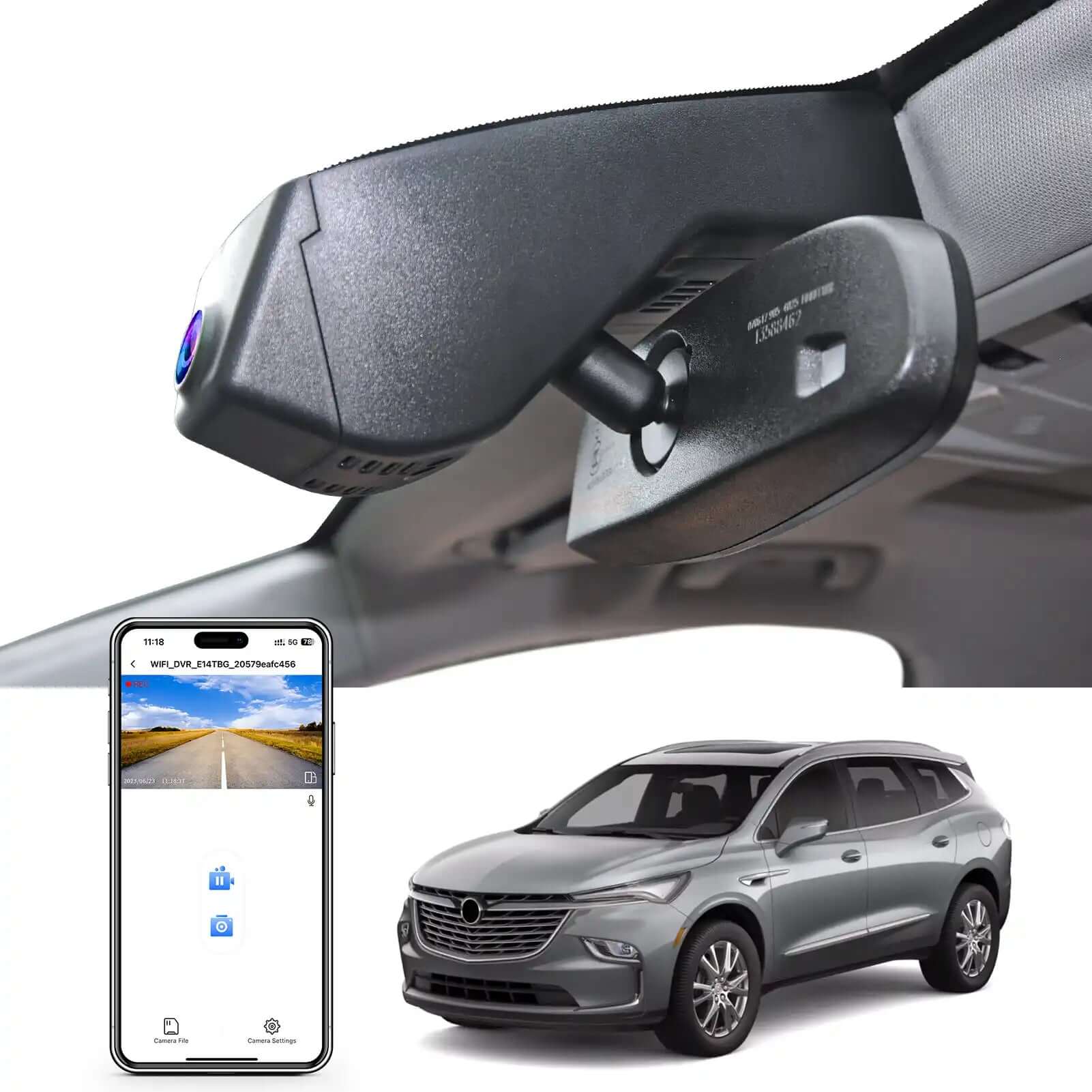 Buick Enclave dash cam